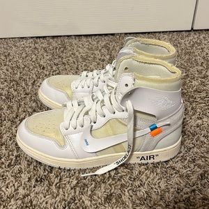 DHgate Off White X Air Jordan 1 White
